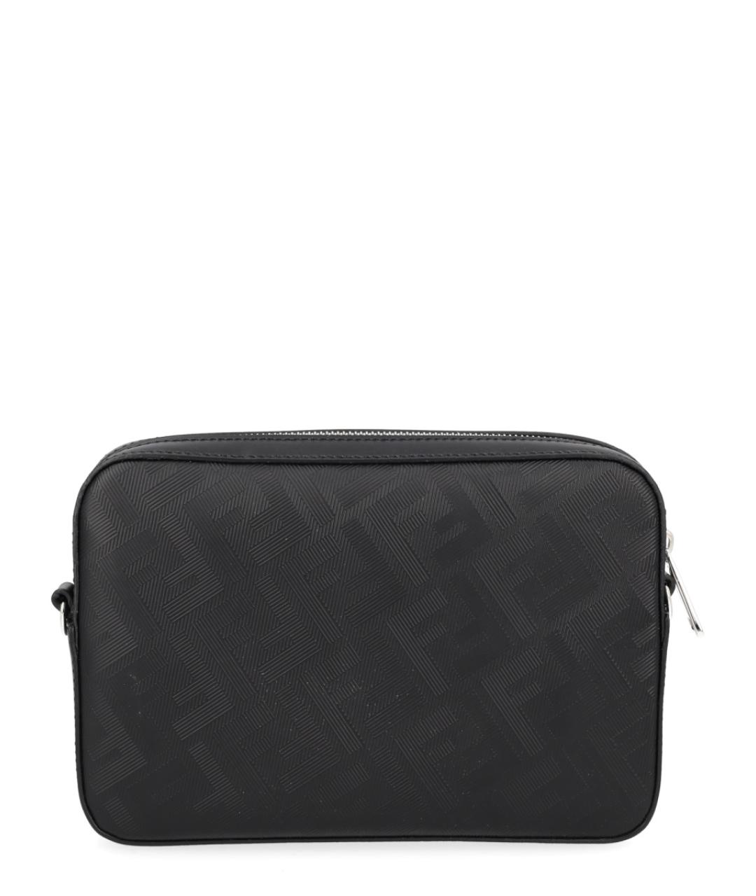 FENDI Черная синтетическая сумка на плечо, фото 2