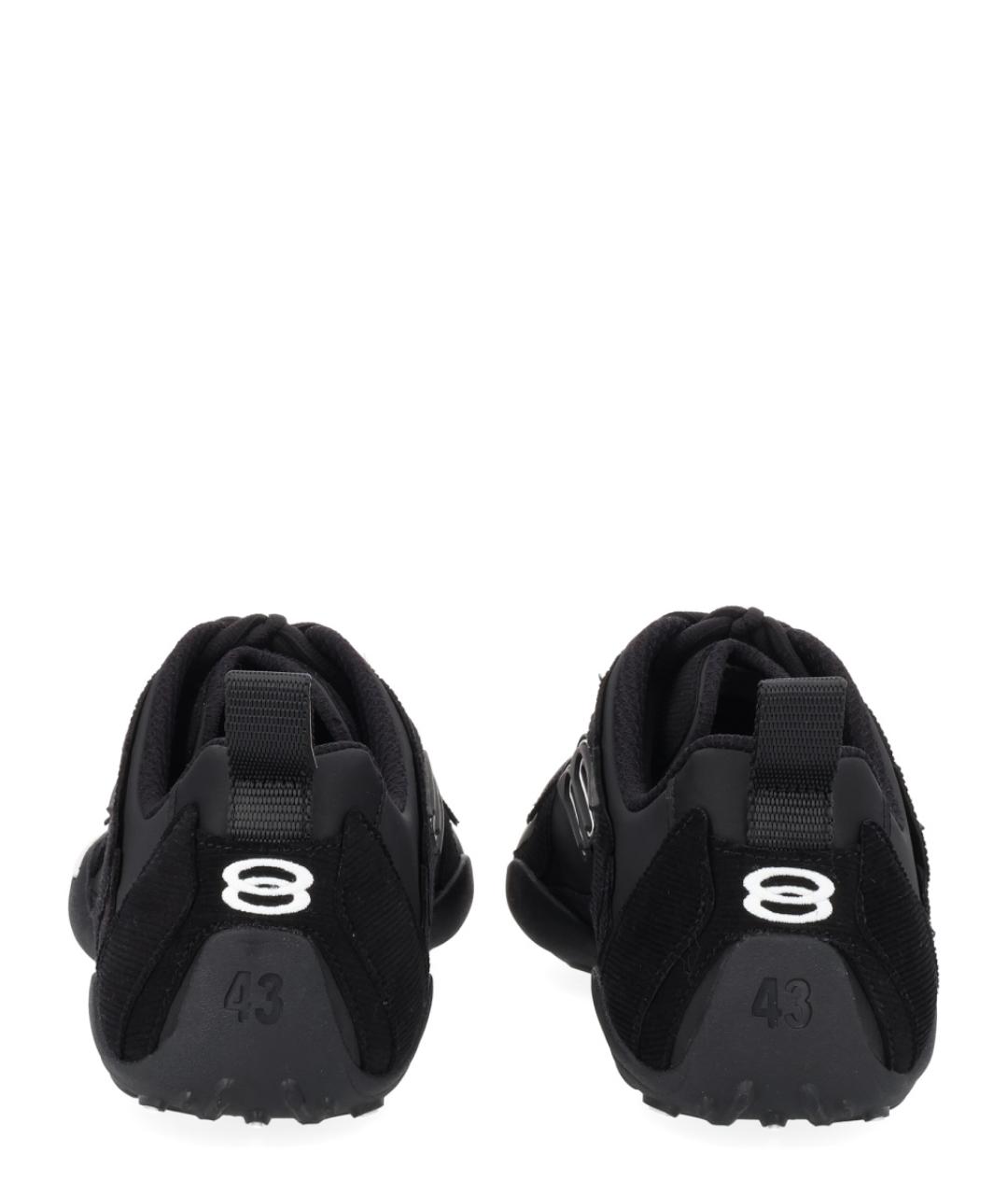 BALENCIAGA Черные синтетические низкие кроссовки / кеды, фото 4