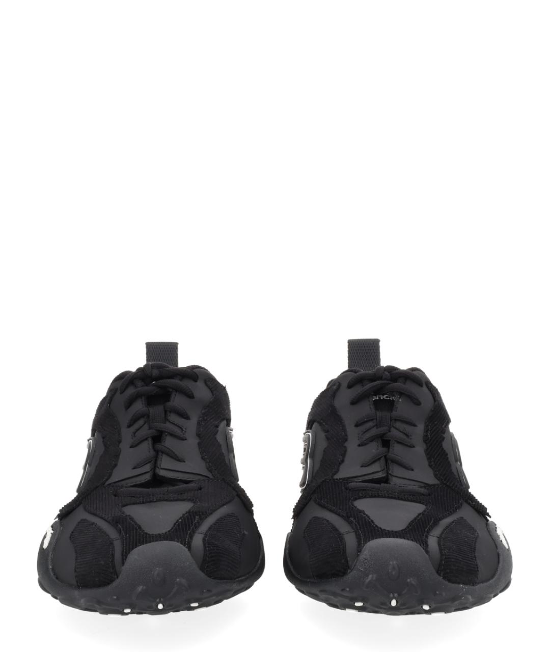 BALENCIAGA Черные синтетические низкие кроссовки / кеды, фото 3