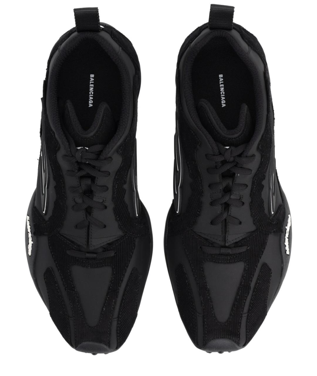 BALENCIAGA Черные синтетические низкие кроссовки / кеды, фото 5