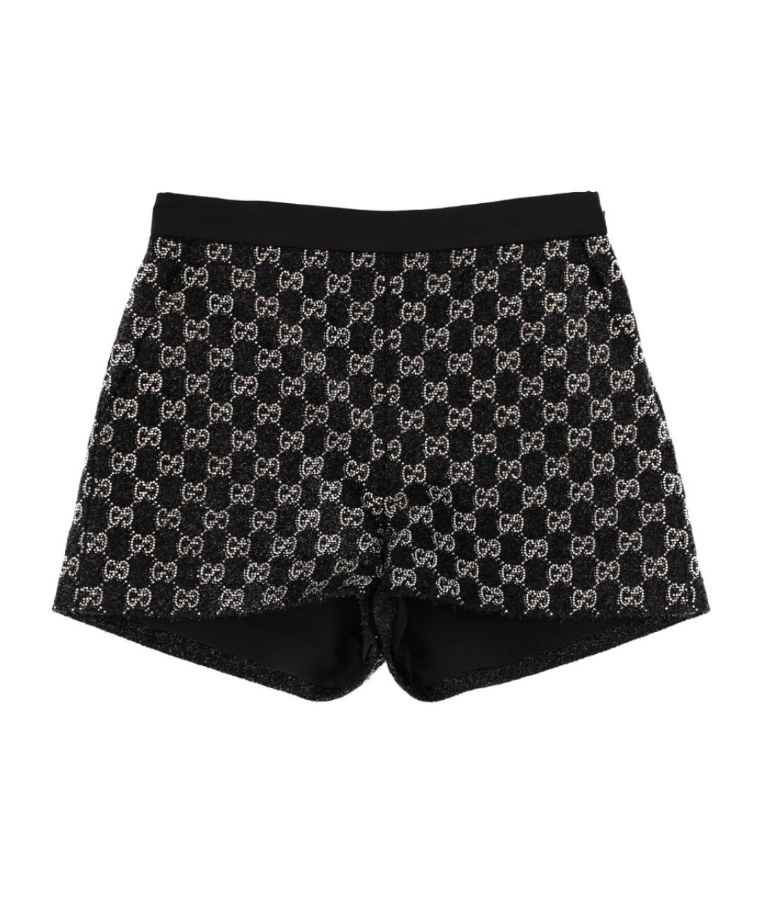 GUCCI Черные вискозные шорты, фото 1