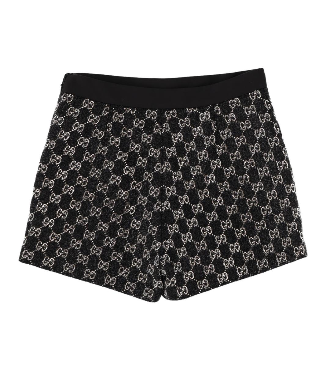 GUCCI Черные вискозные шорты, фото 3
