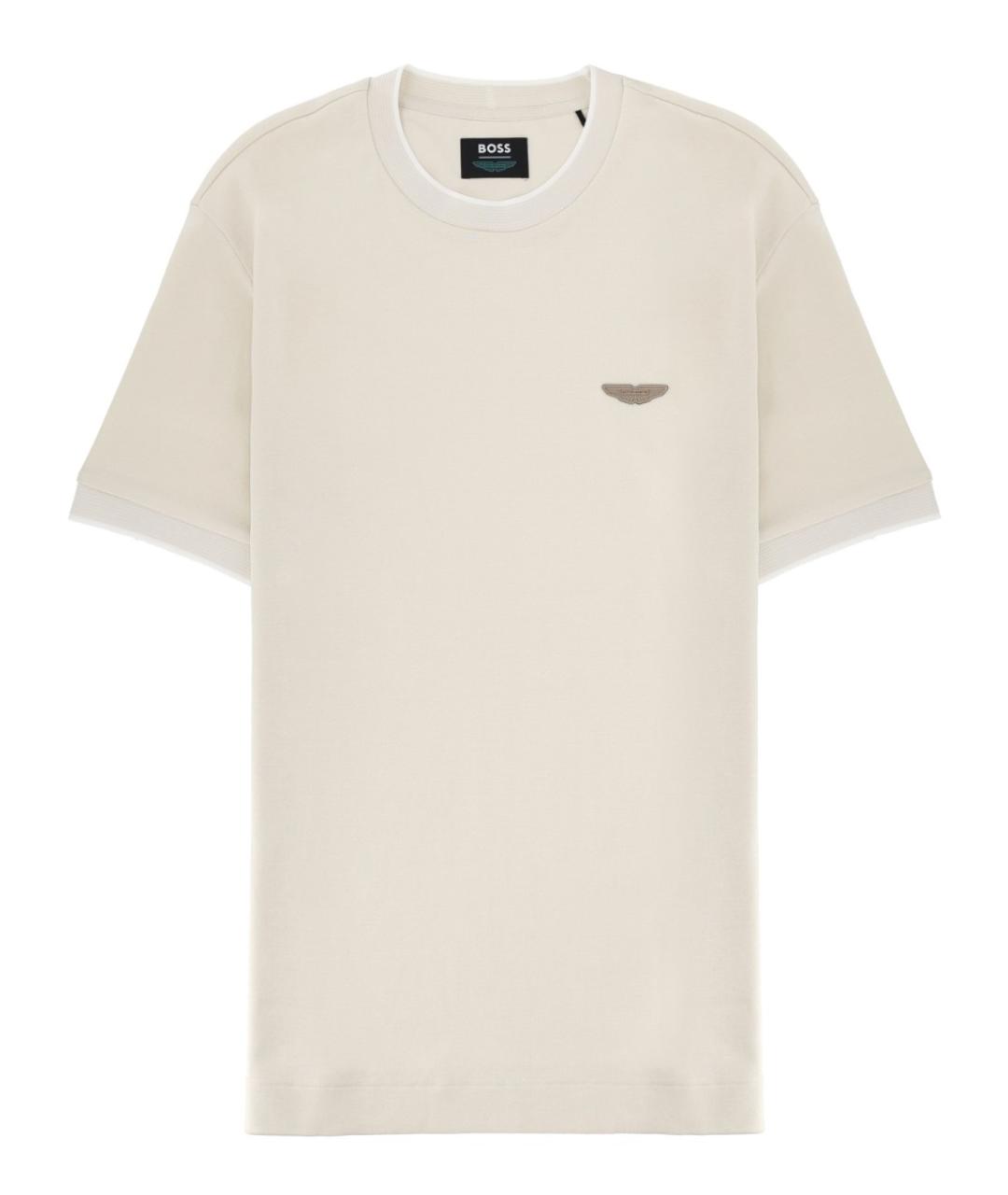 HUGO BOSS Белая хлопковая футболка, фото 1