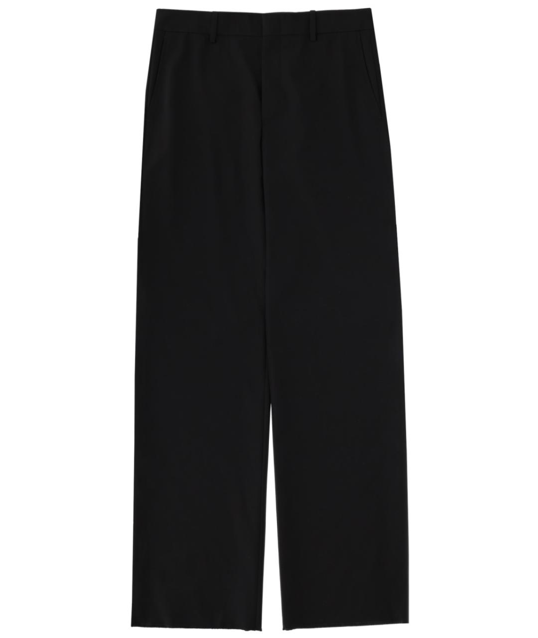 GUCCI Черные шерстяные классические брюки, фото 1