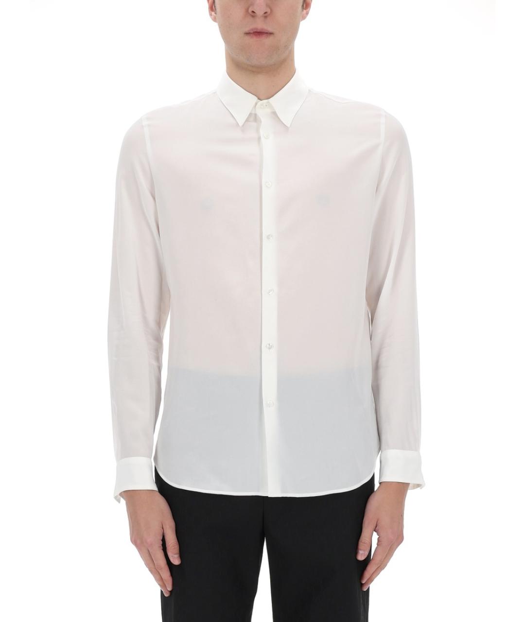 GUCCI Белая шелковая кэжуал рубашка, фото 3