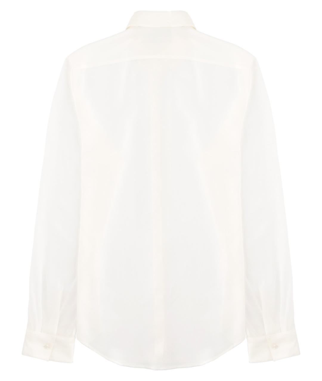 GUCCI Белая шелковая кэжуал рубашка, фото 2