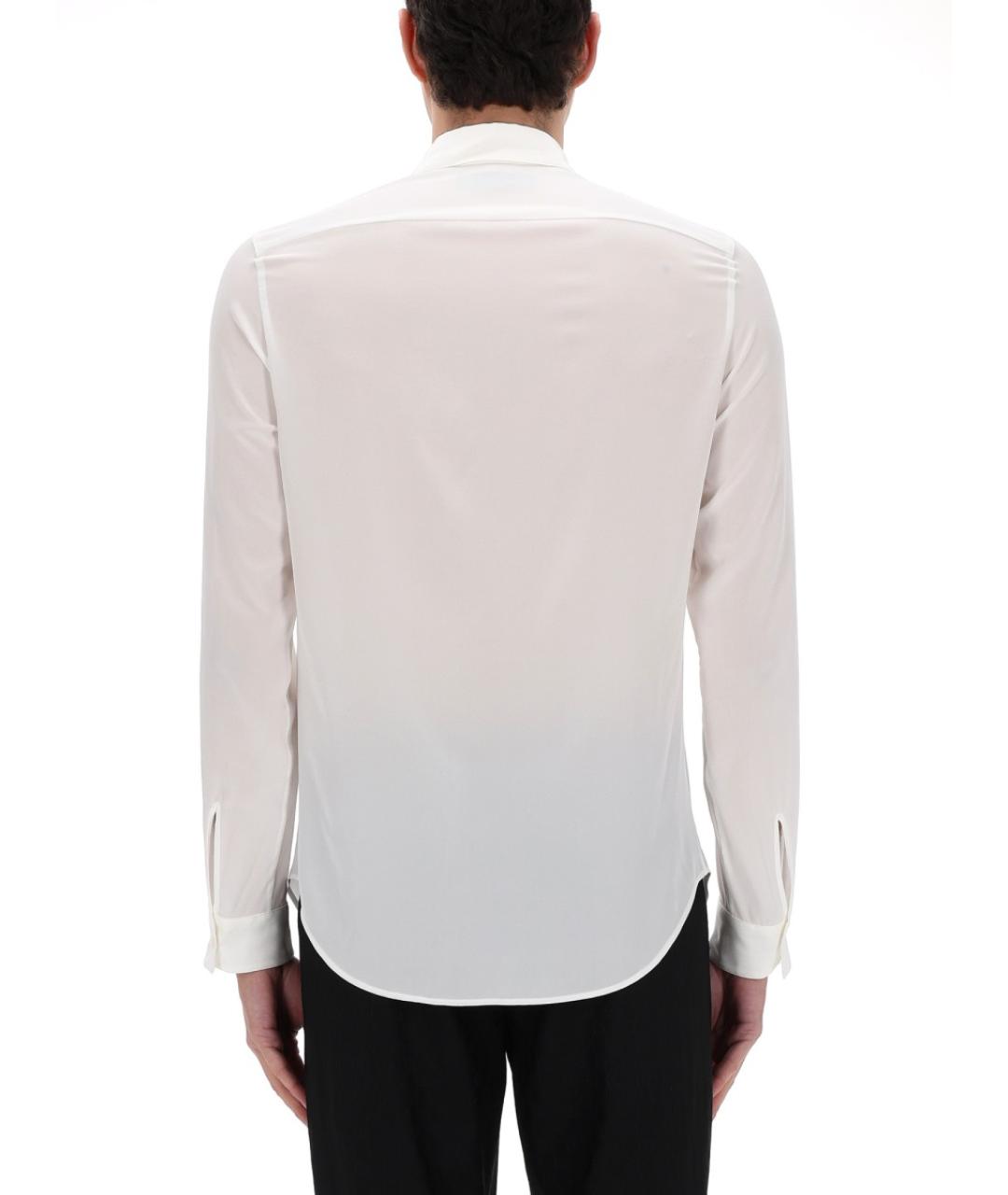 GUCCI Белая шелковая кэжуал рубашка, фото 4