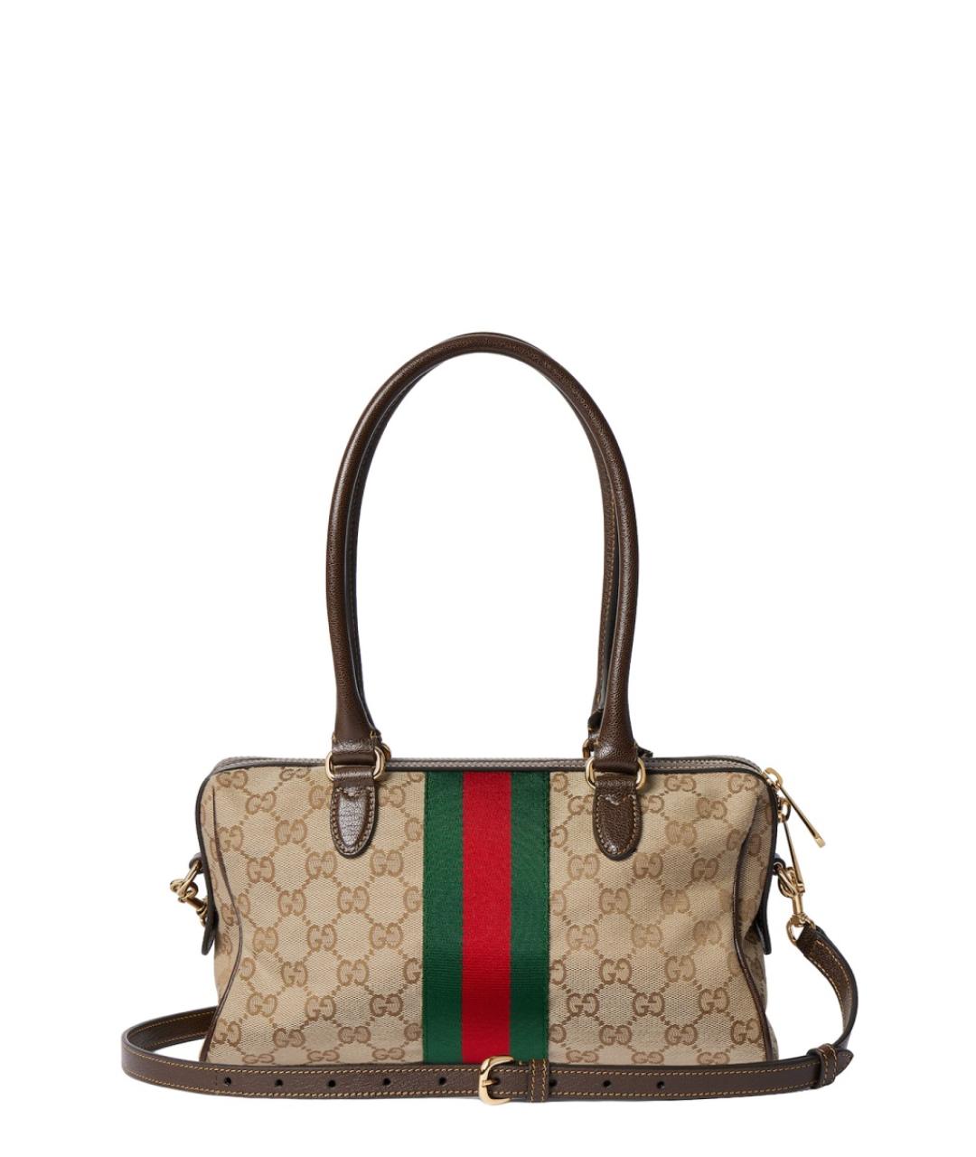 GUCCI Бежевая синтетическая сумка через плечо, фото 2