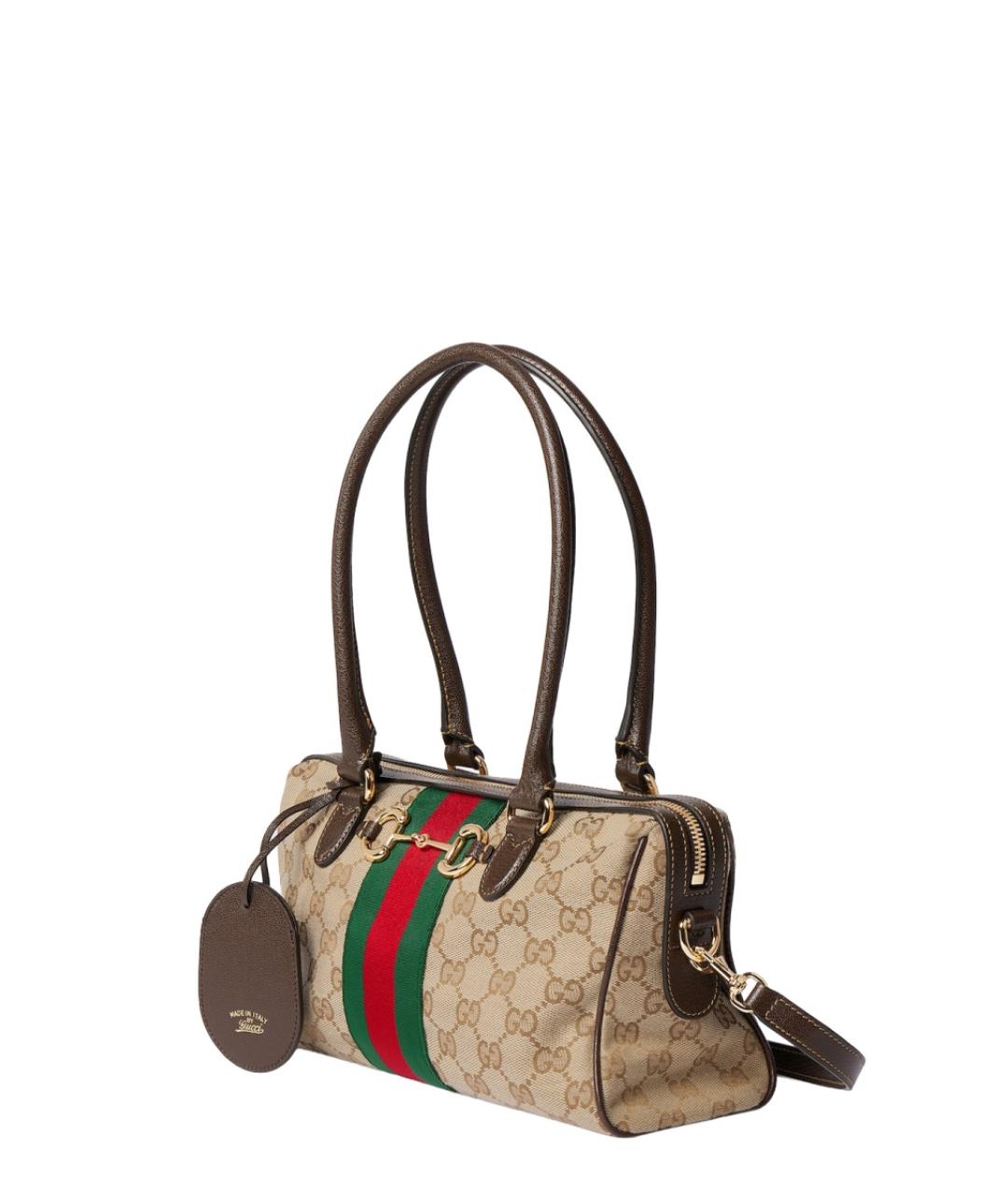 GUCCI Бежевая синтетическая сумка через плечо, фото 3