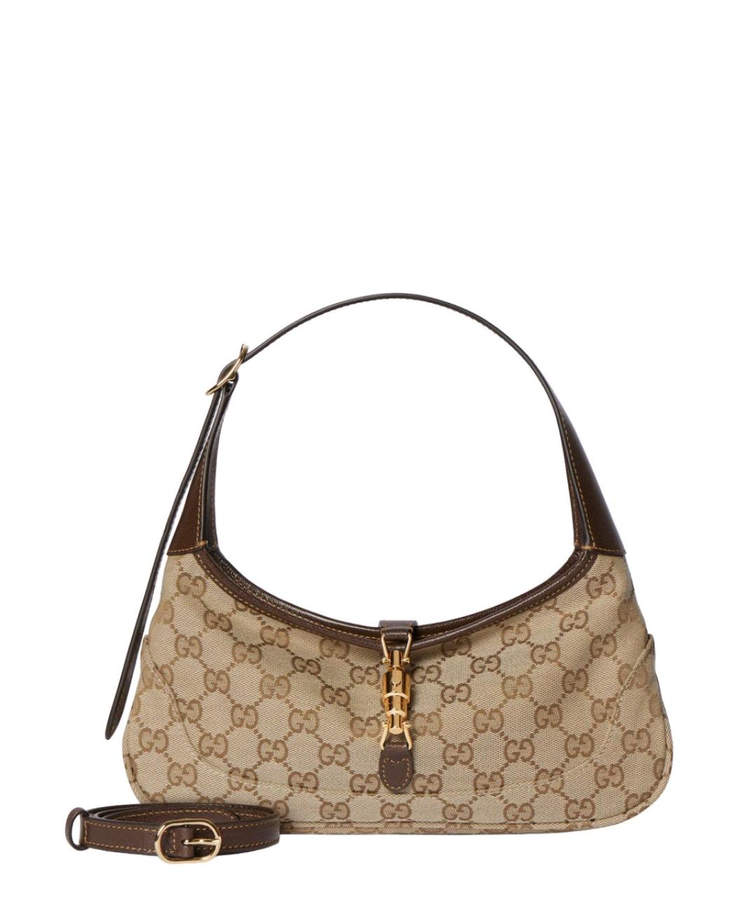 GUCCI Коричневая синтетическая сумка через плечо, фото 3