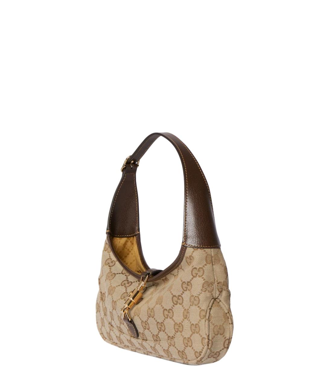 GUCCI Коричневая синтетическая сумка через плечо, фото 4