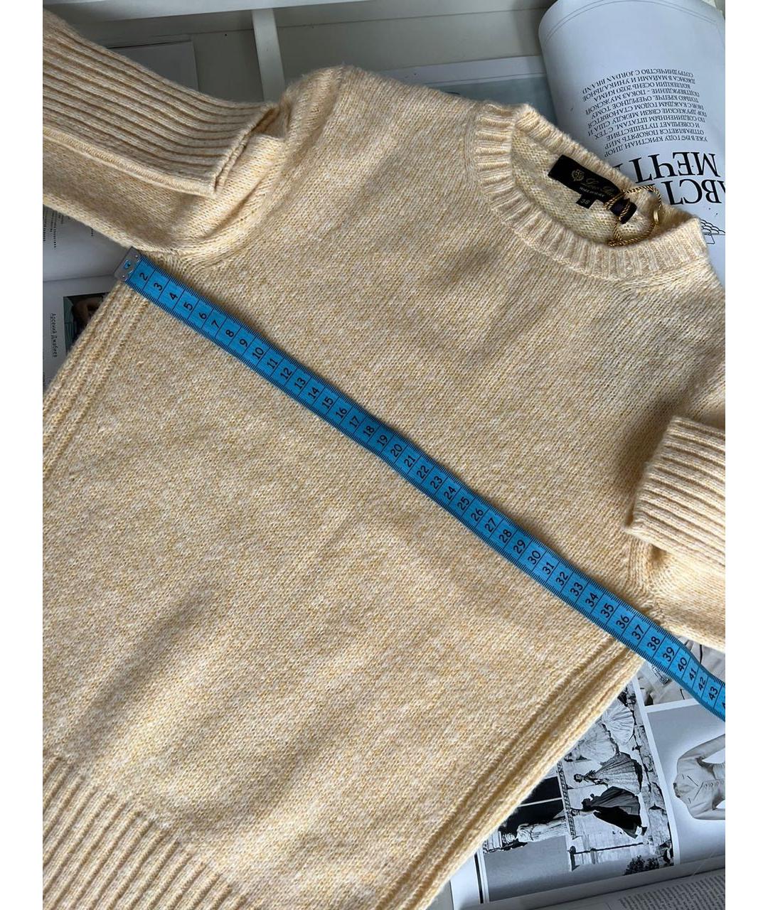 LORO PIANA Желтый джемпер / свитер, фото 7