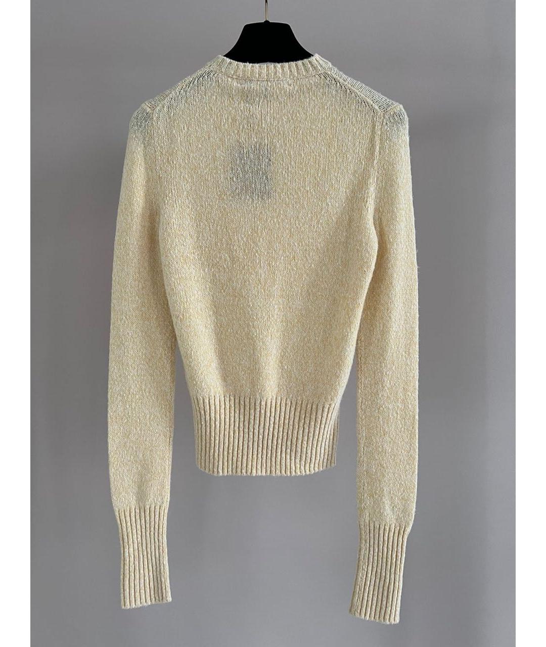 LORO PIANA Желтый джемпер / свитер, фото 2