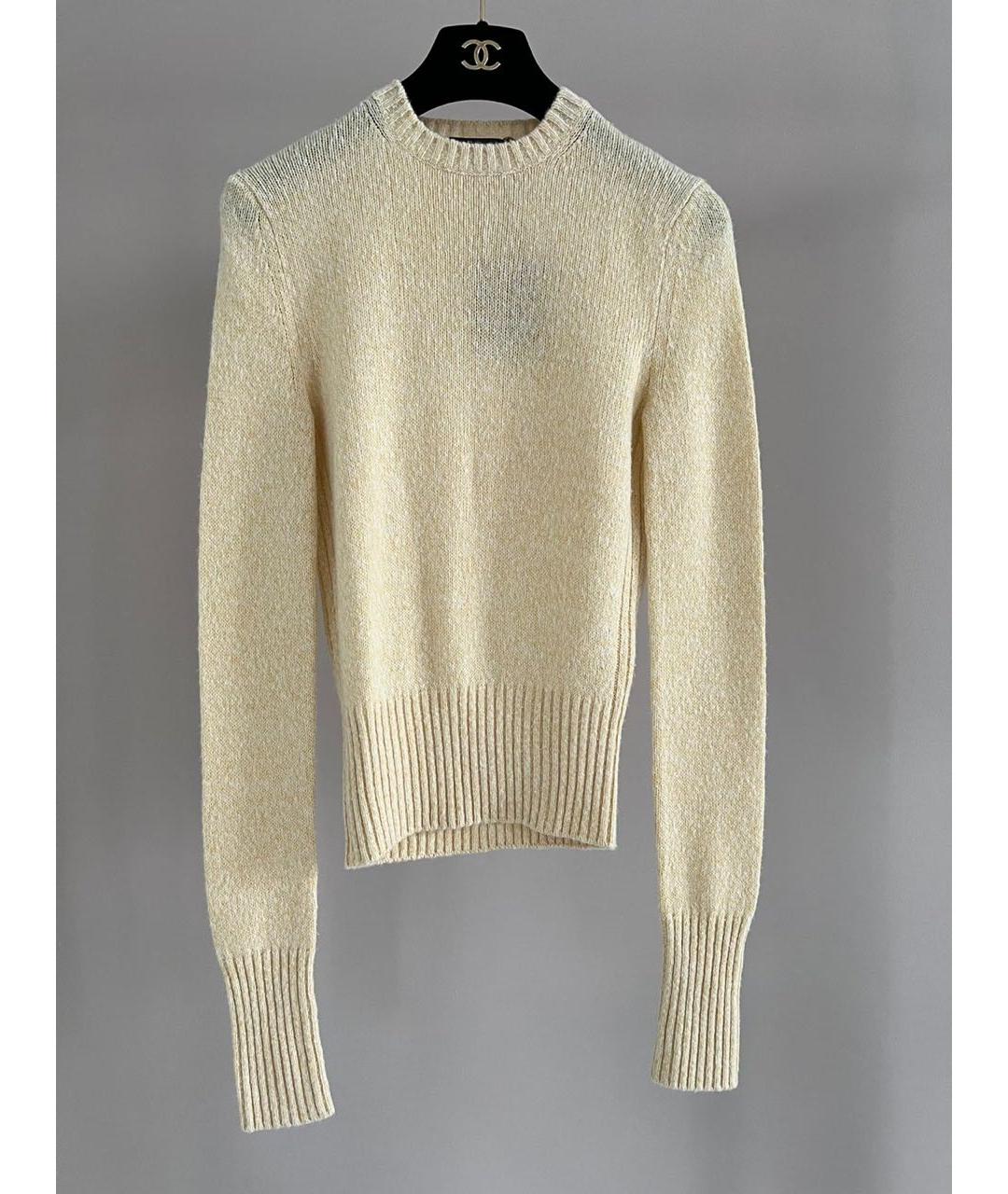 LORO PIANA Желтый джемпер / свитер, фото 9