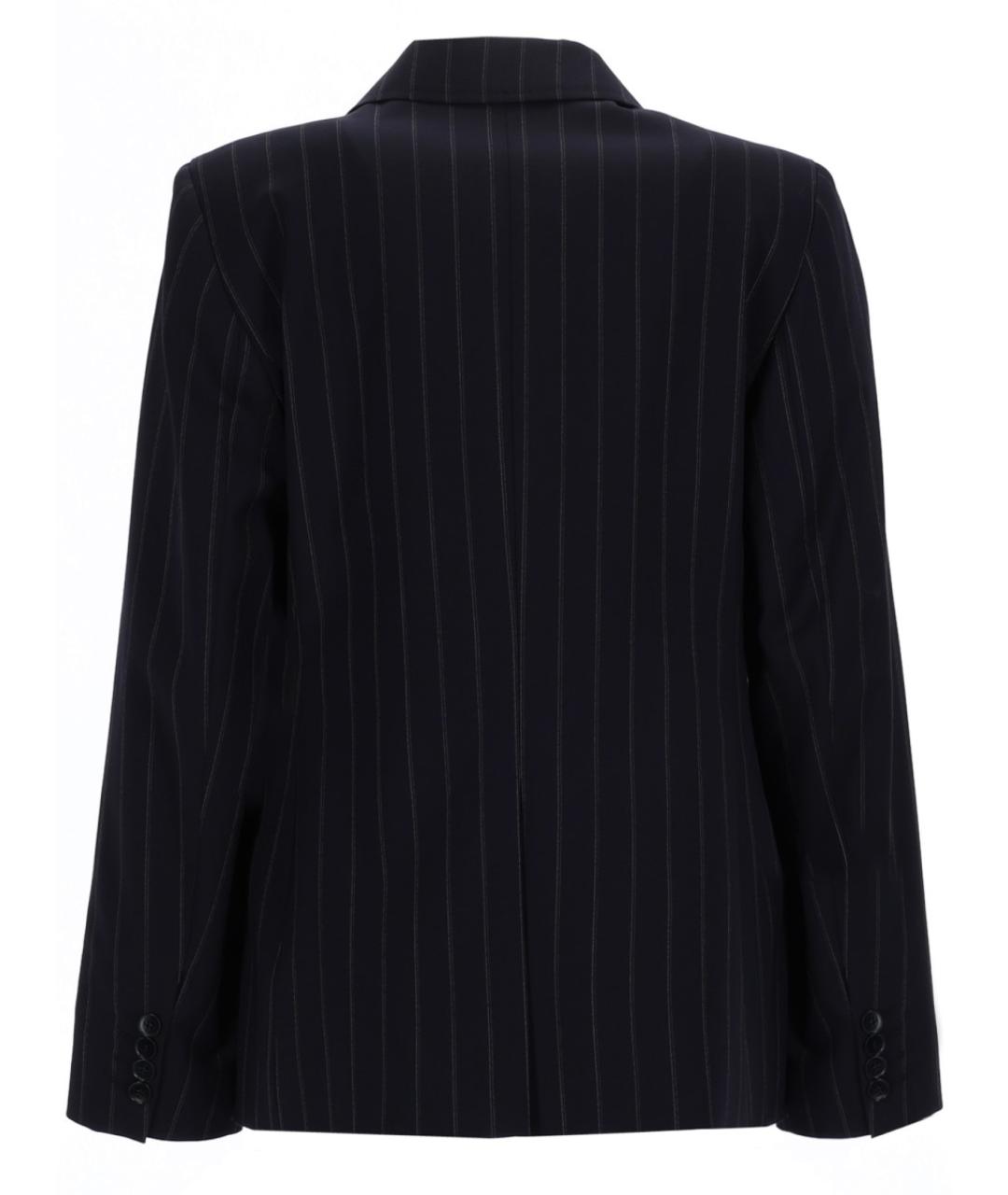 MAX MARA Синий шерстяной жакет/пиджак, фото 3