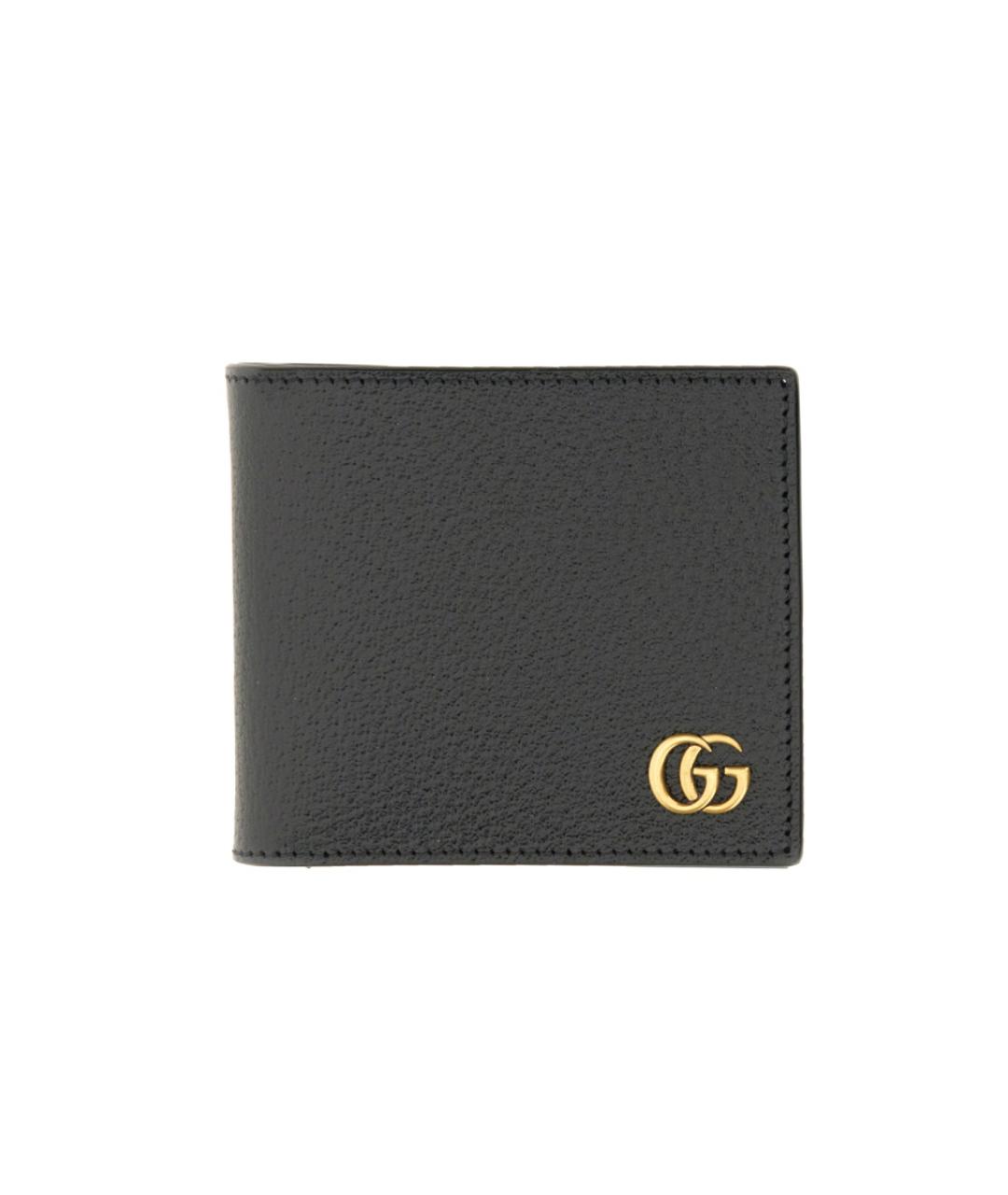 GUCCI Черный кожаный кошелек, фото 1