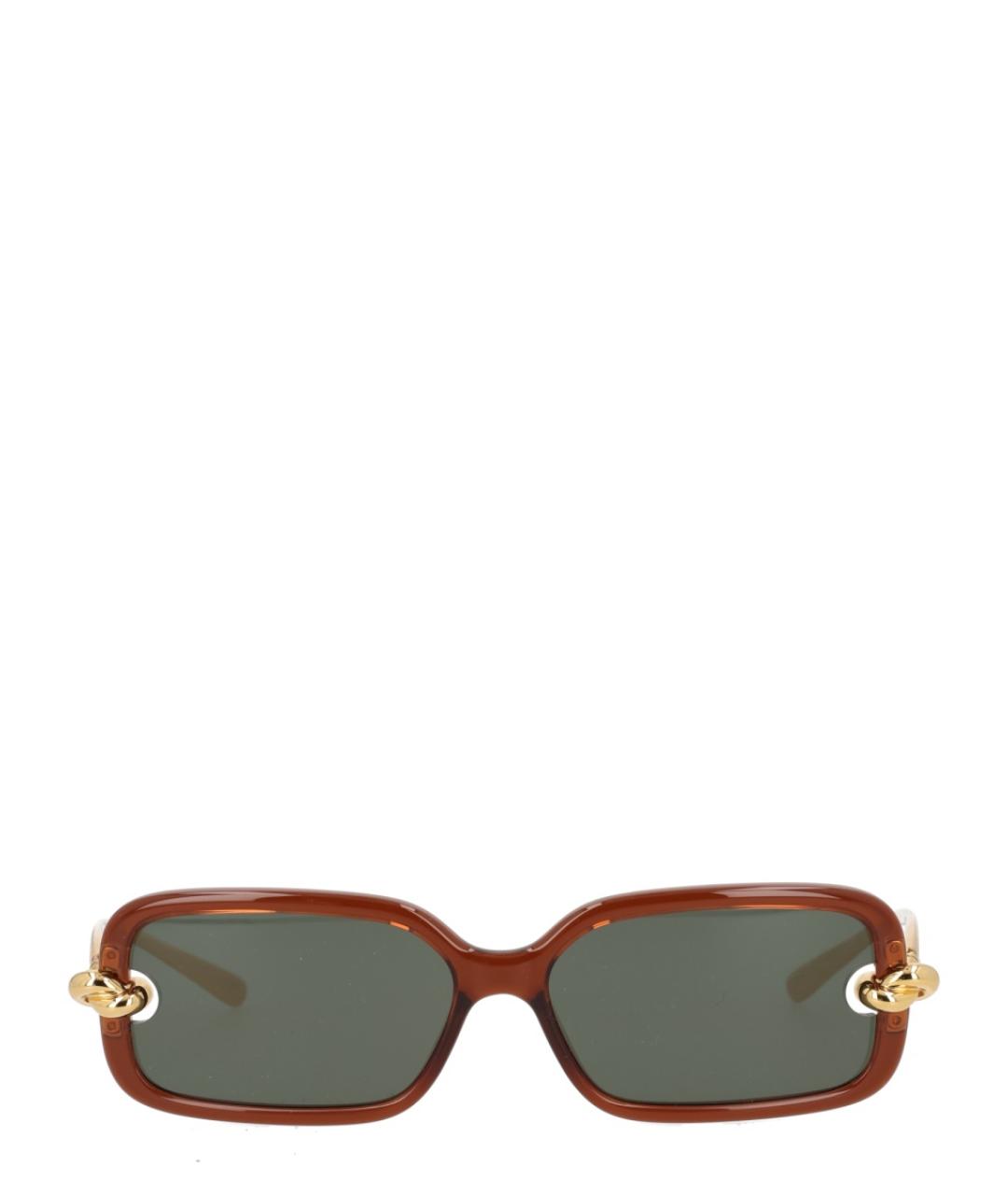 BOTTEGA VENETA Коричневые солнцезащитные очки, фото 2