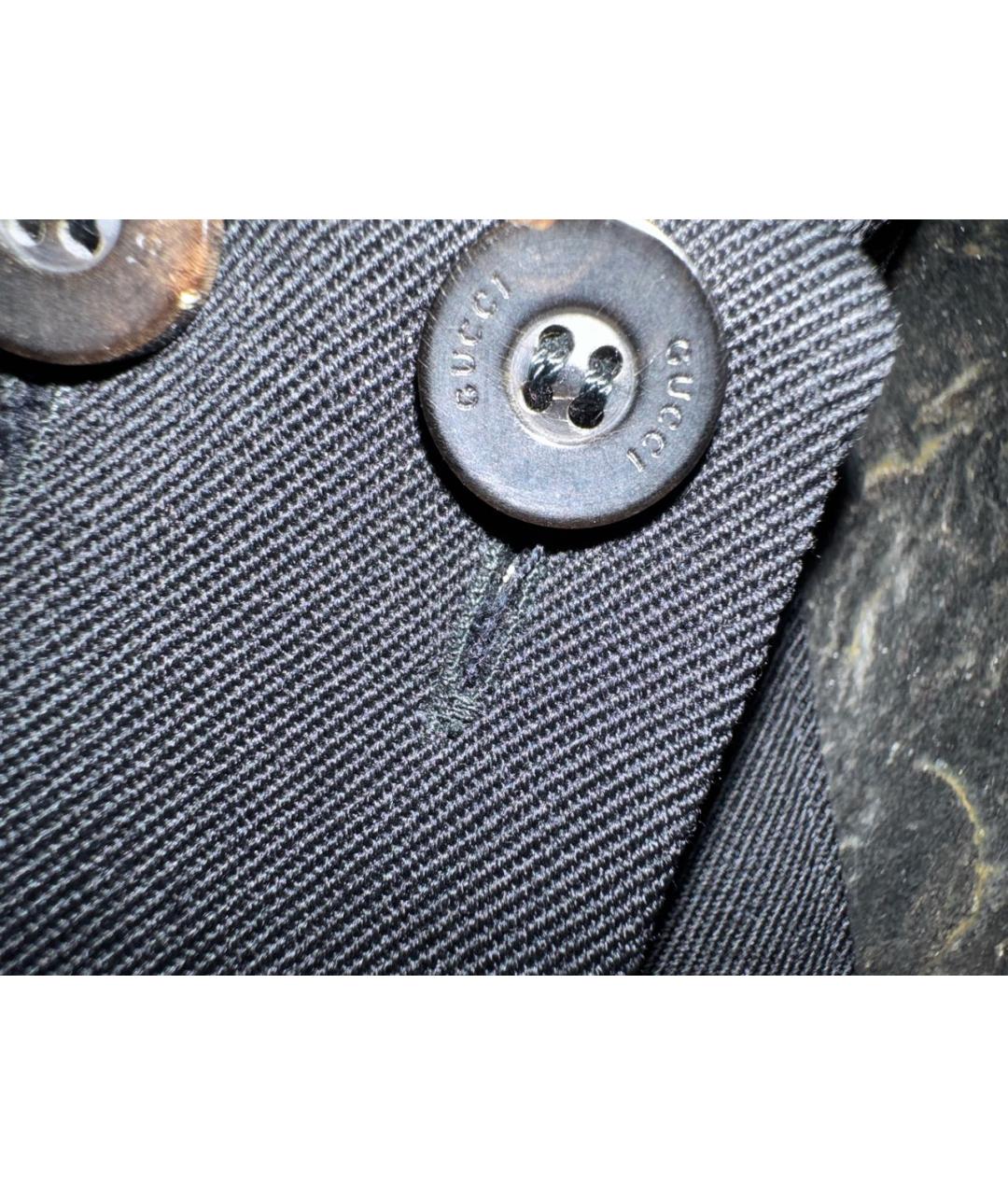 GUCCI Черная шерстяная юбка макси, фото 5