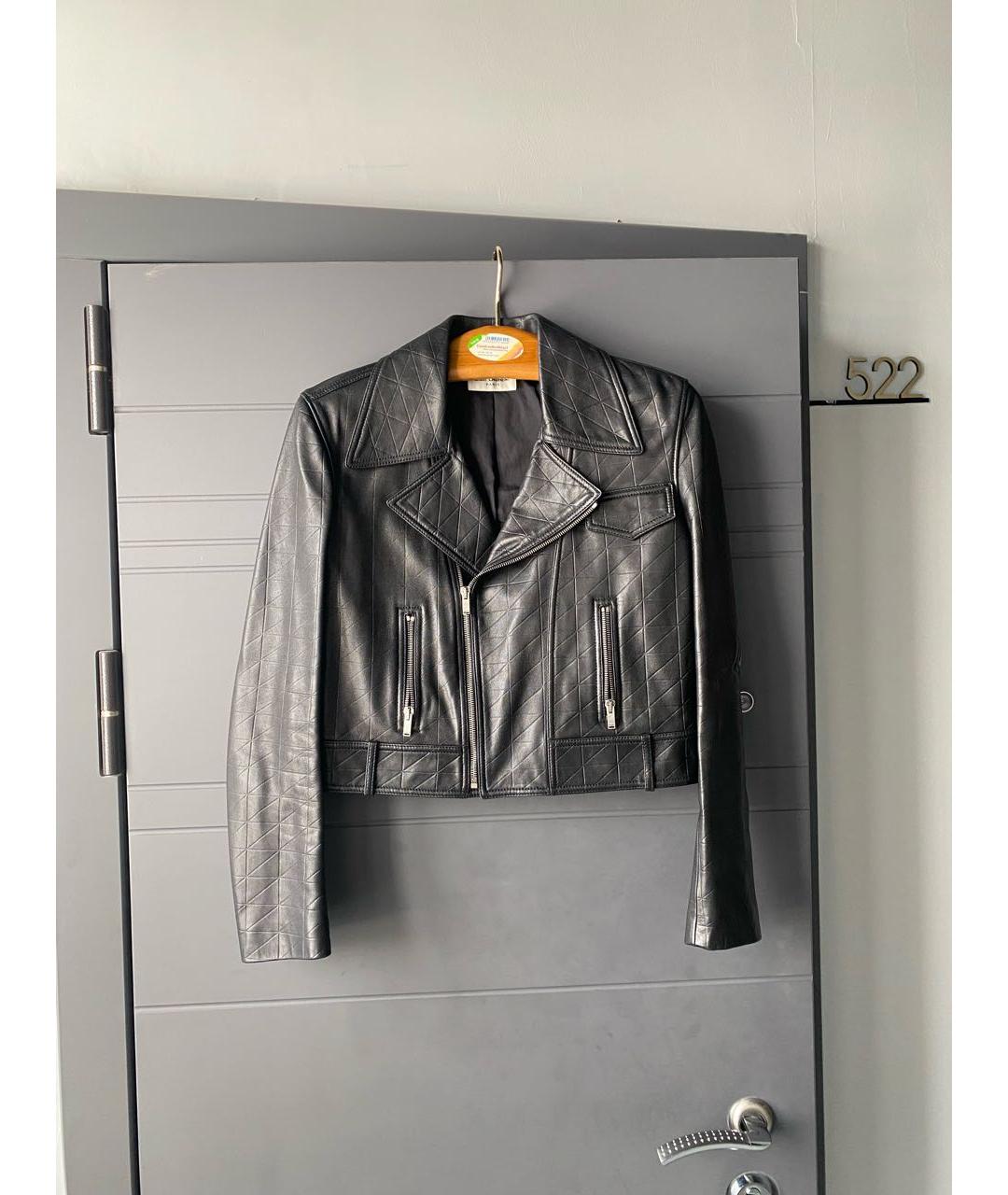 SAINT LAURENT Черная кожаная куртка, фото 8