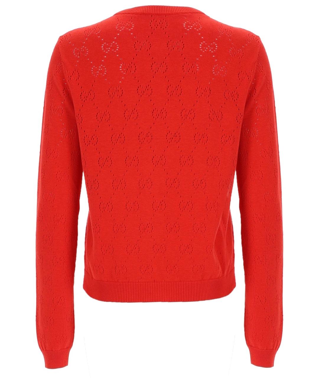 GUCCI Красный шелковый джемпер / свитер, фото 3