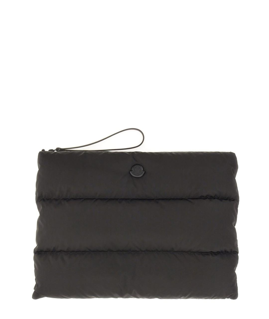 MONCLER Черная кожаная папка для документов, фото 1