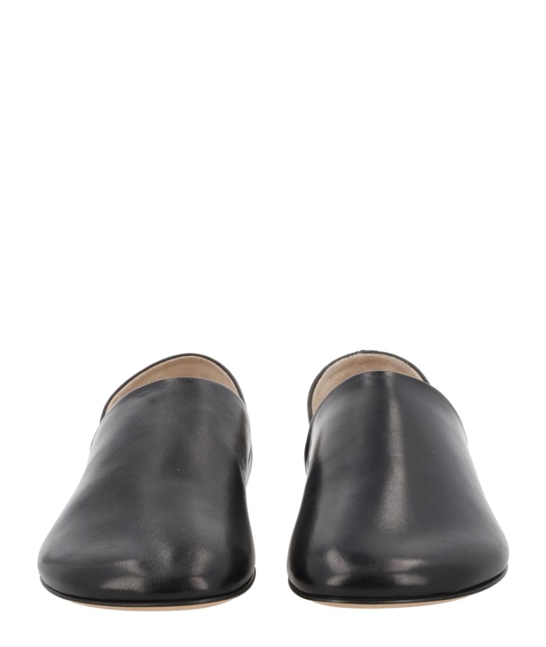 J.W.ANDERSON Черные кожаные балетки, фото 3