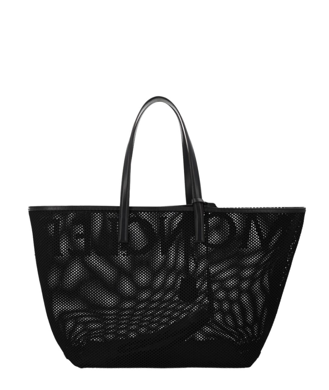 MONCLER Черная синтетическая сумка тоут, фото 3