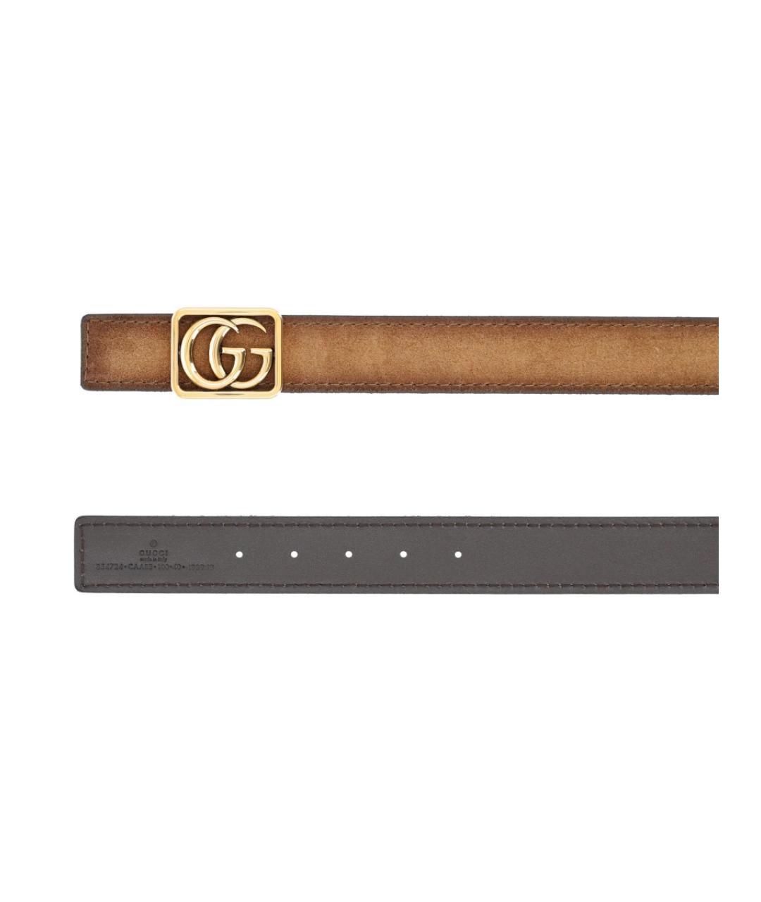 GUCCI Черный кожаный ремень, фото 2