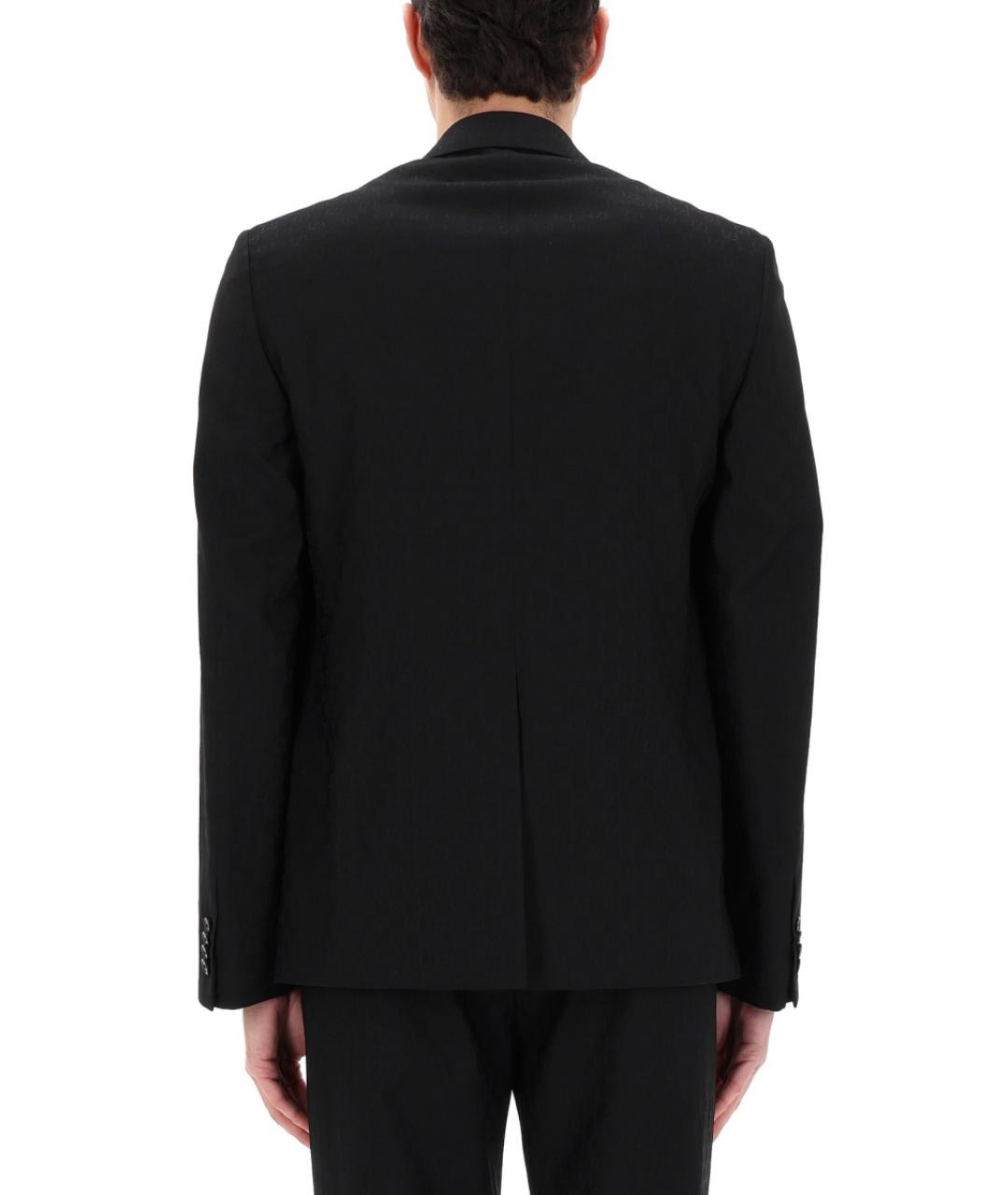 GUCCI Черный полиэстеровый пиджак, фото 4