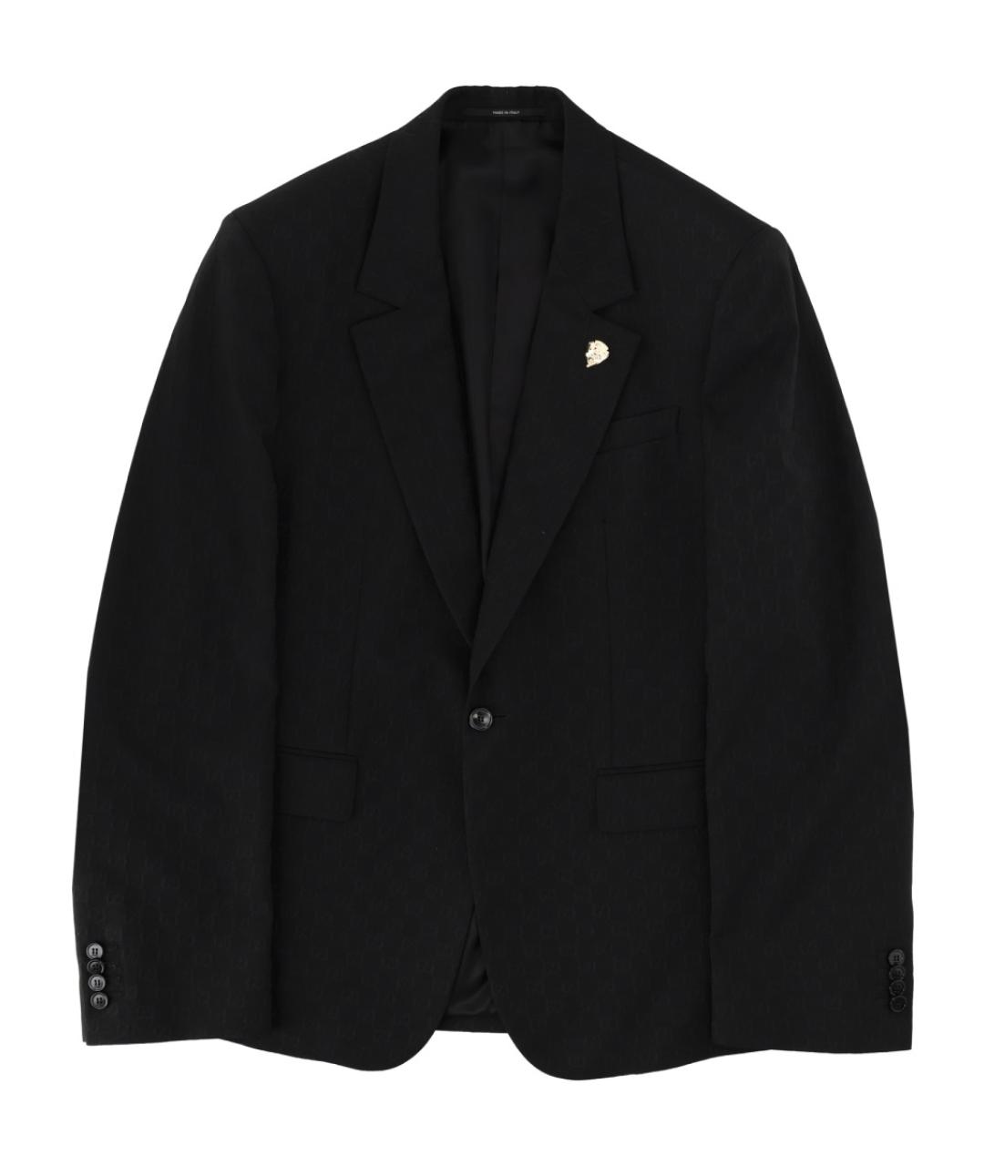 GUCCI Черный полиэстеровый пиджак, фото 1