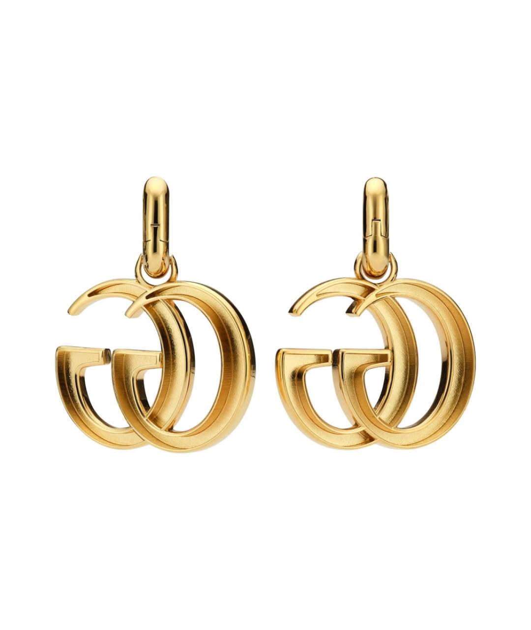 GUCCI Золотые металлические серьги, фото 2