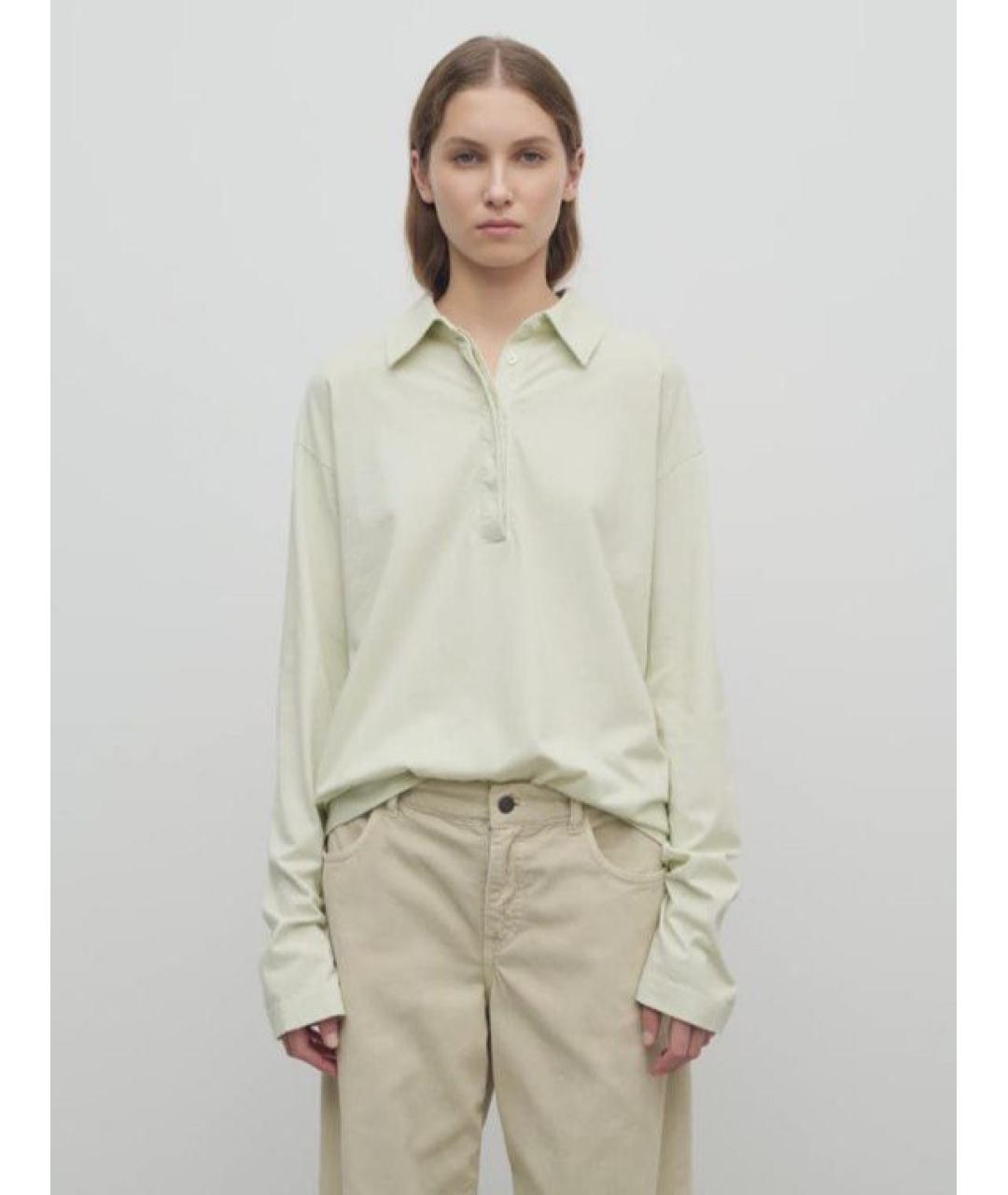 THE ROW Зеленый хлопковый джемпер / свитер, фото 5