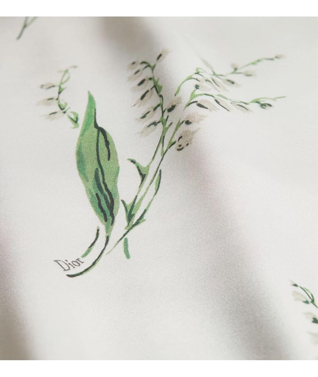 CHRISTIAN DIOR Белая хлопковая футболка, фото 3