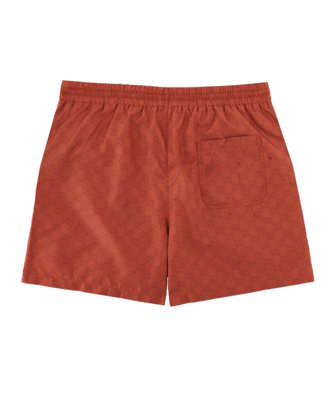 GUCCI Бордовые полиэстеровые плавки, фото 2