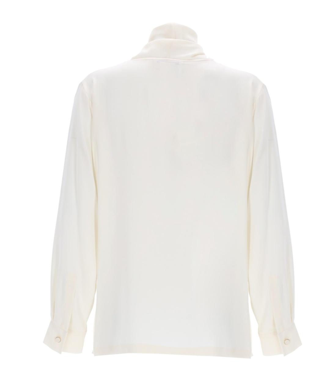 MAX MARA Белая шелковая рубашка, фото 3