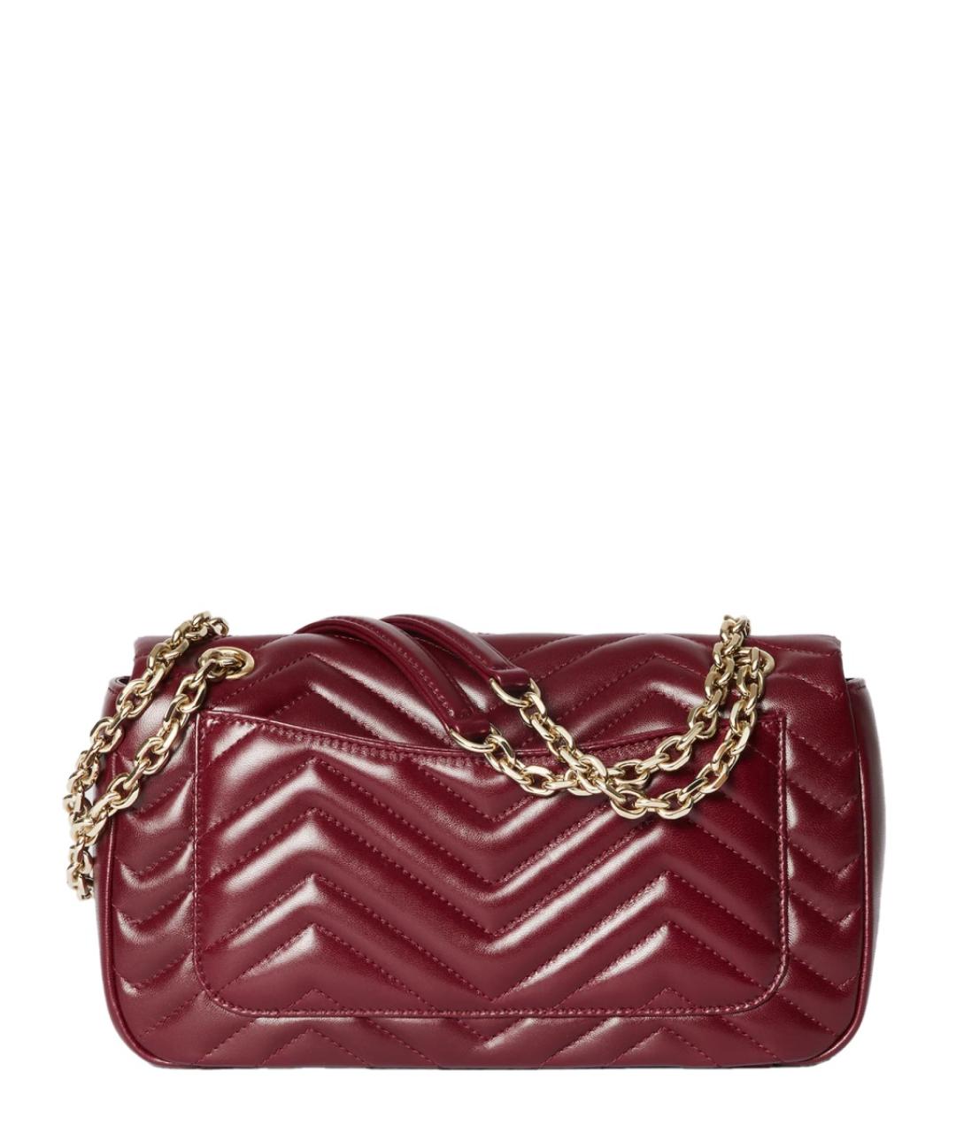 GUCCI Красная кожаная сумка через плечо, фото 5