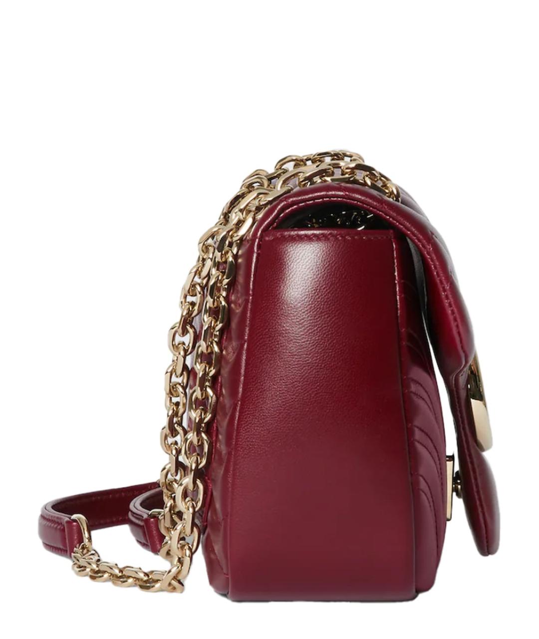 GUCCI Красная кожаная сумка через плечо, фото 4