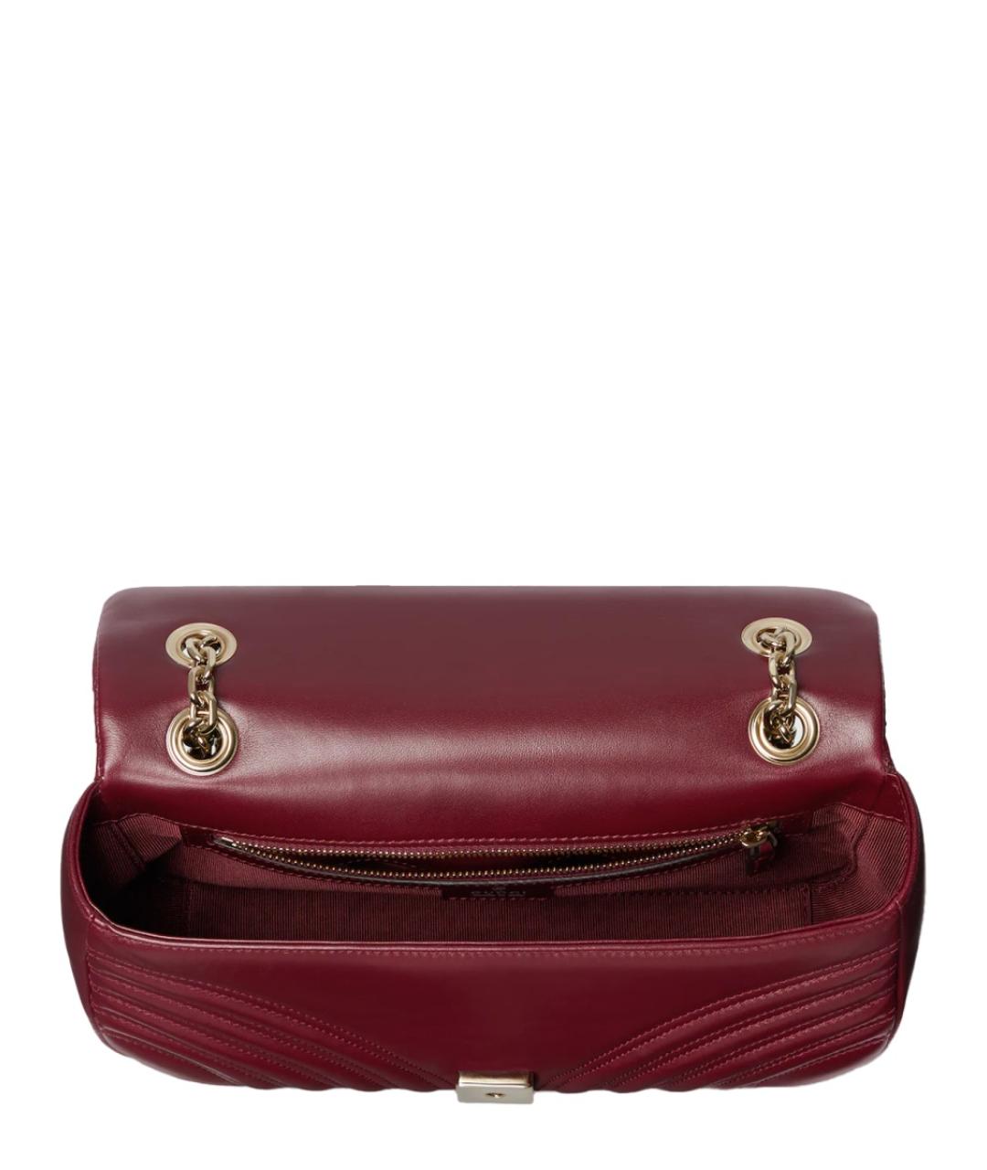 GUCCI Красная кожаная сумка через плечо, фото 3