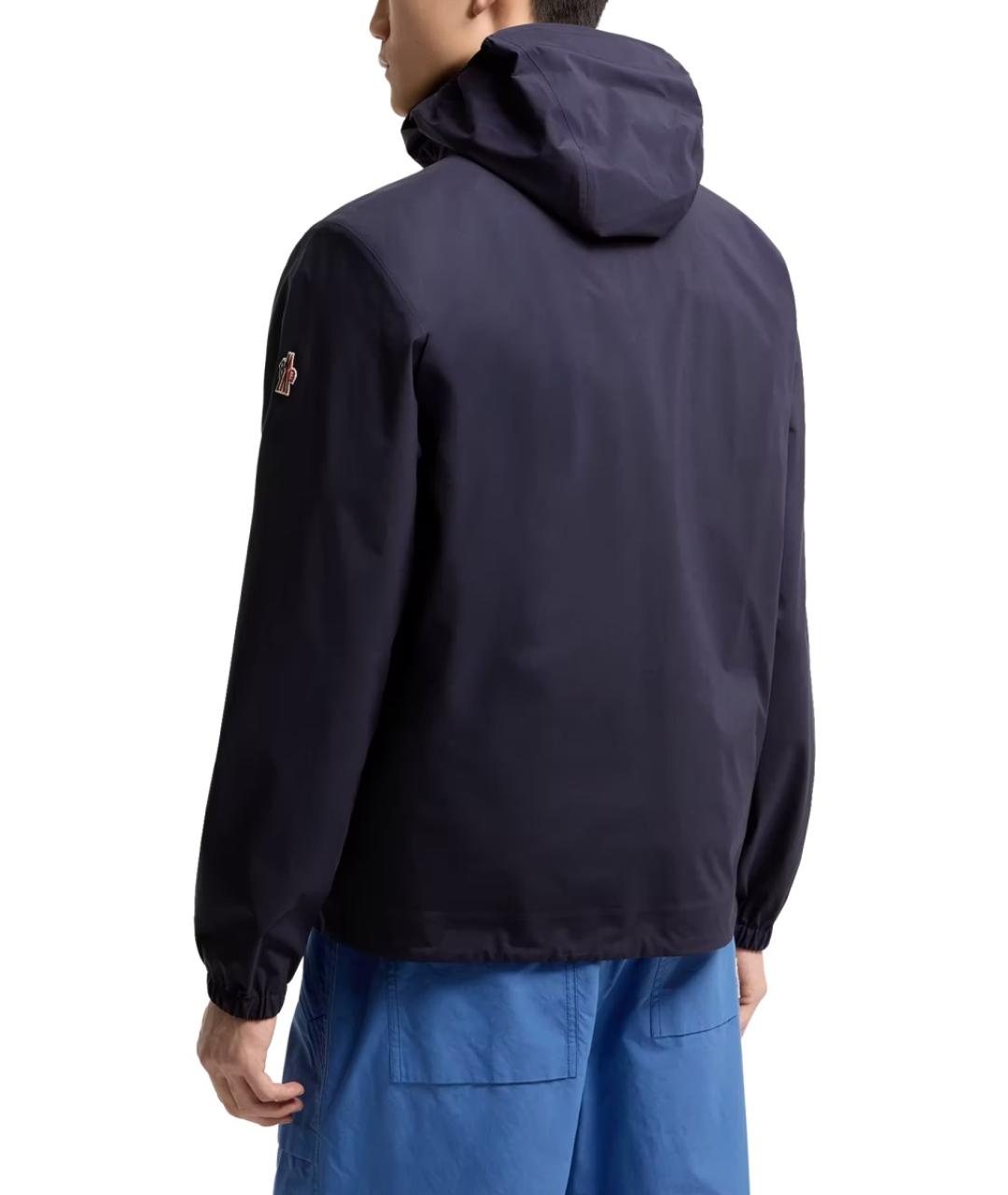 MONCLER GRENOBLE Синяя полиамидовая куртка, фото 4