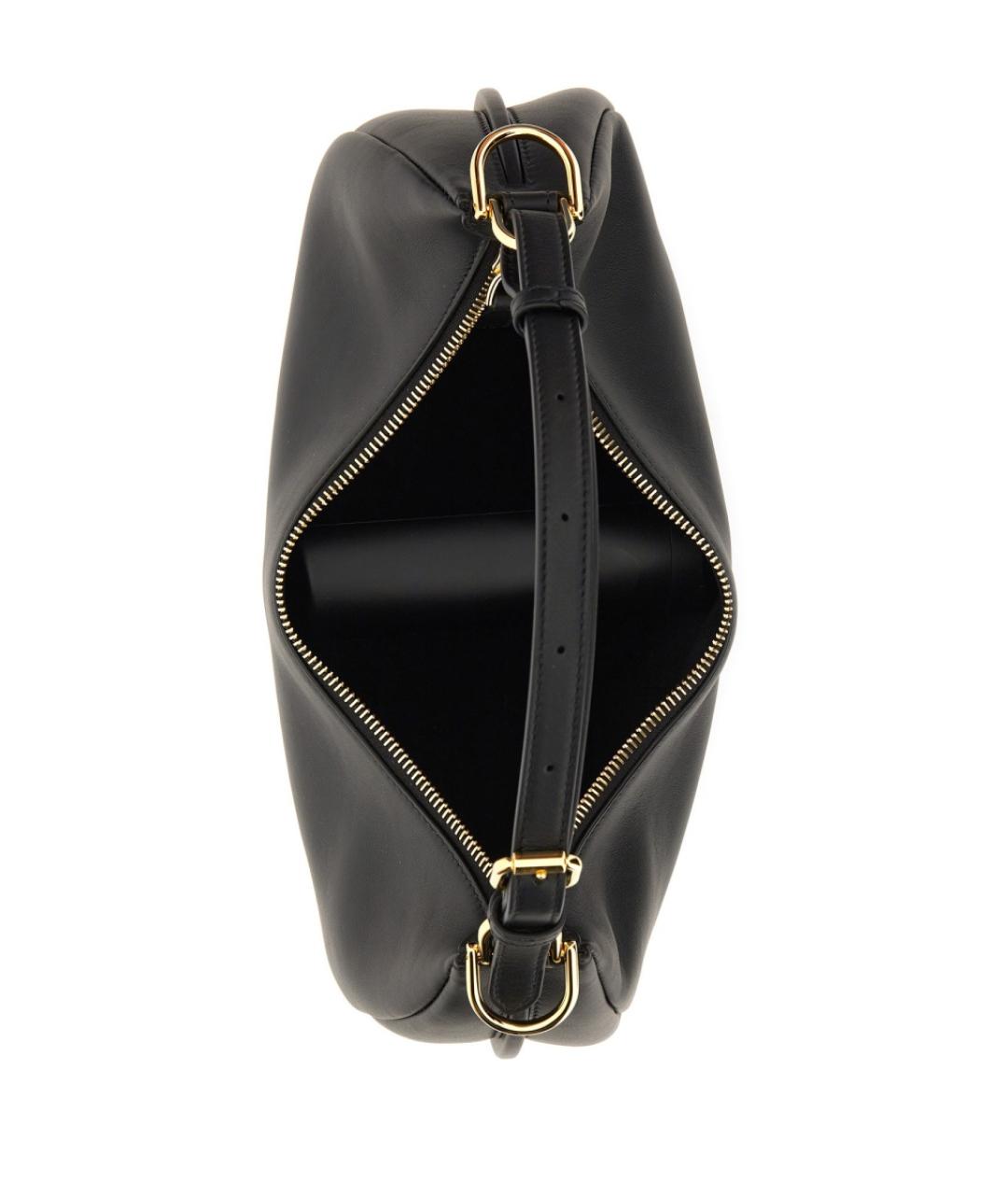 FENDI Черная кожаная сумка тоут, фото 5