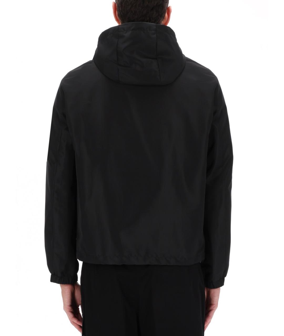 FENDI Черная полиэстеровая куртка, фото 5