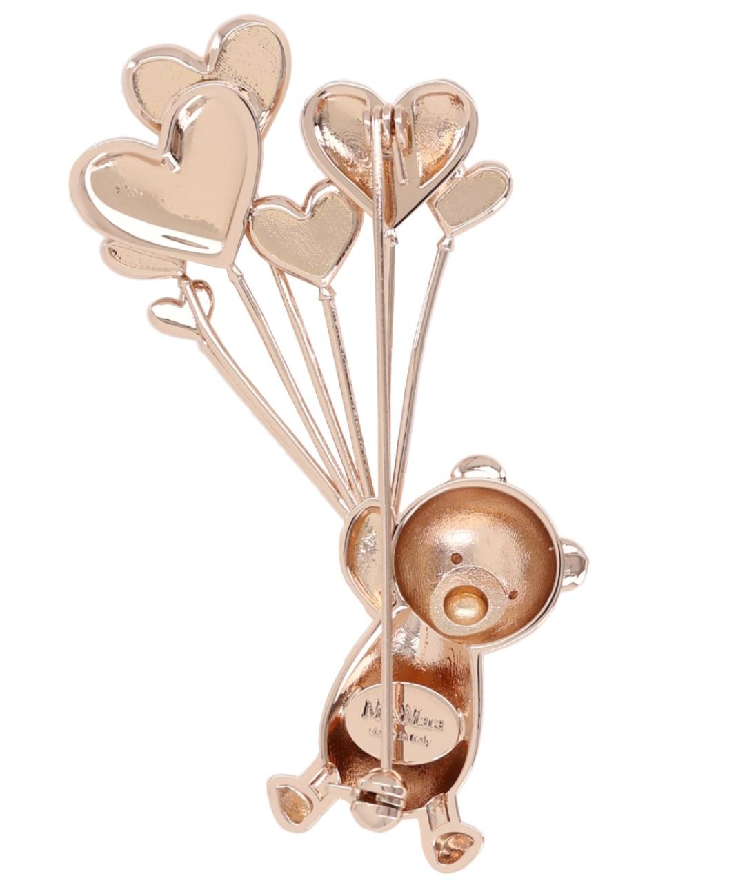 MAX MARA Золотая металлическая булавка / брошь, фото 2