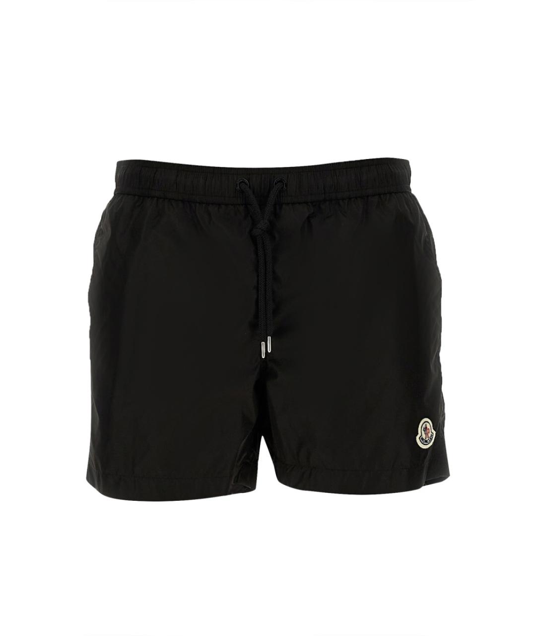 MONCLER Черные полиамидовые плавки, фото 1