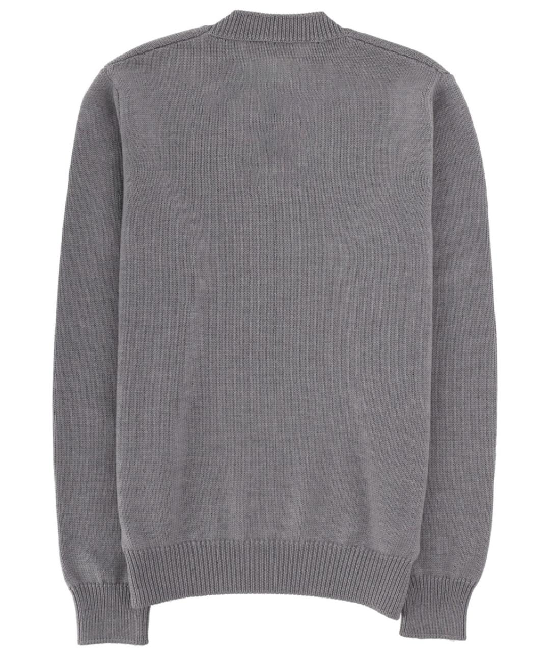 FENDI Серый шерстяной джемпер / свитер, фото 2