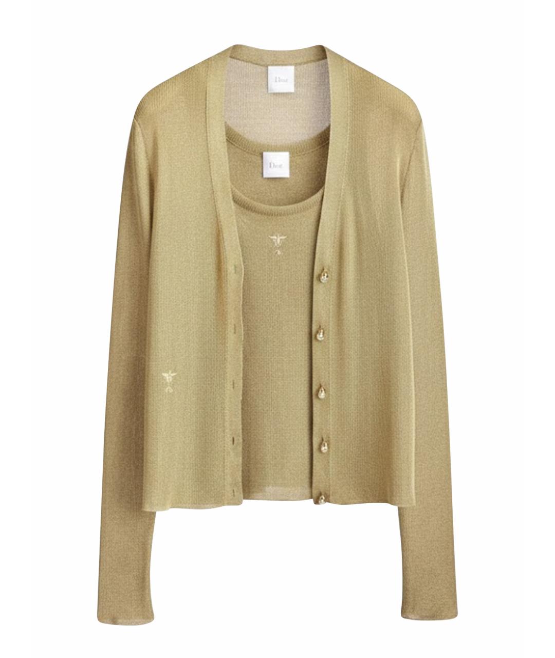 CHRISTIAN DIOR Бежевый кардиган, фото 1