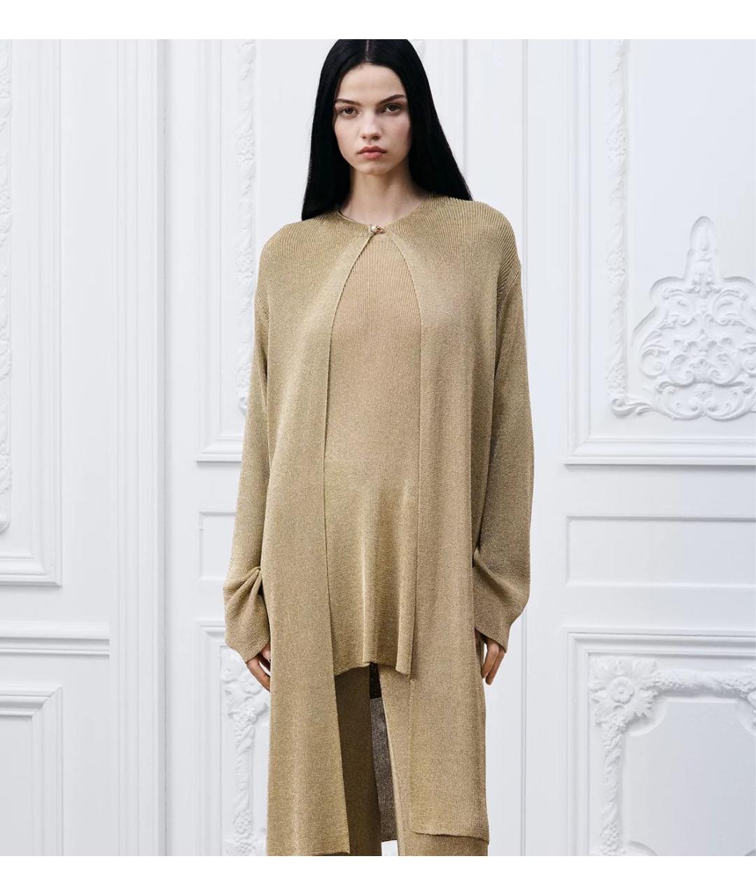 CHRISTIAN DIOR Бежевый кардиган, фото 4