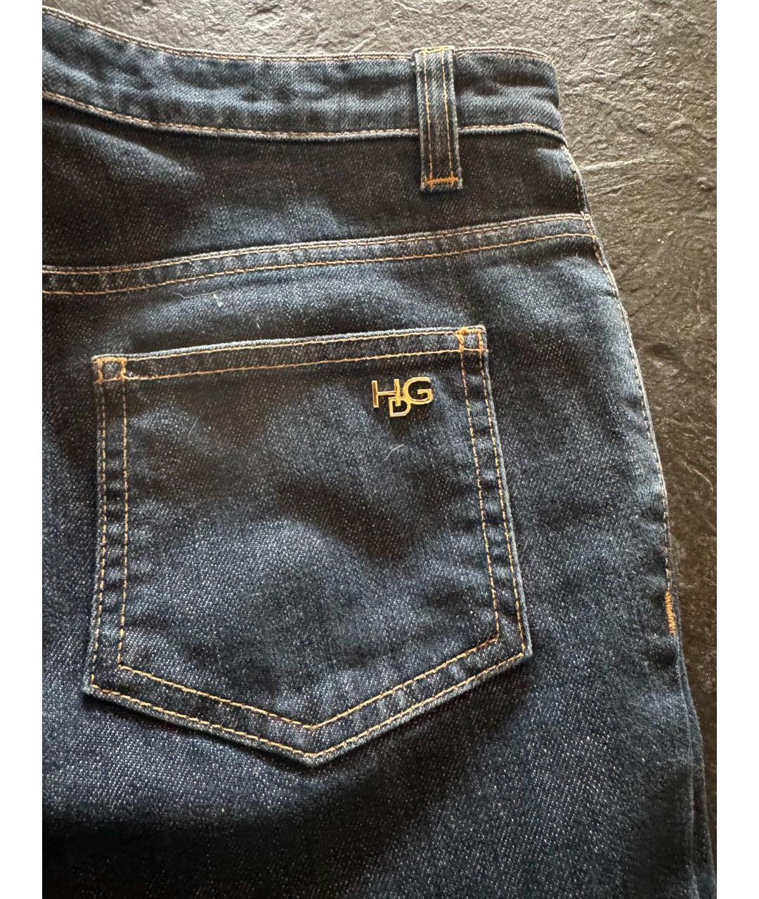 GIVENCHY Синие хлопко-эластановые джинсы слим, фото 6