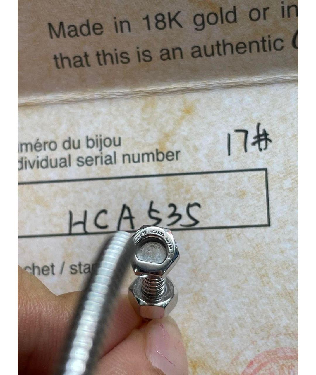 CARTIER Серебрянный браслет из белого золота, фото 5