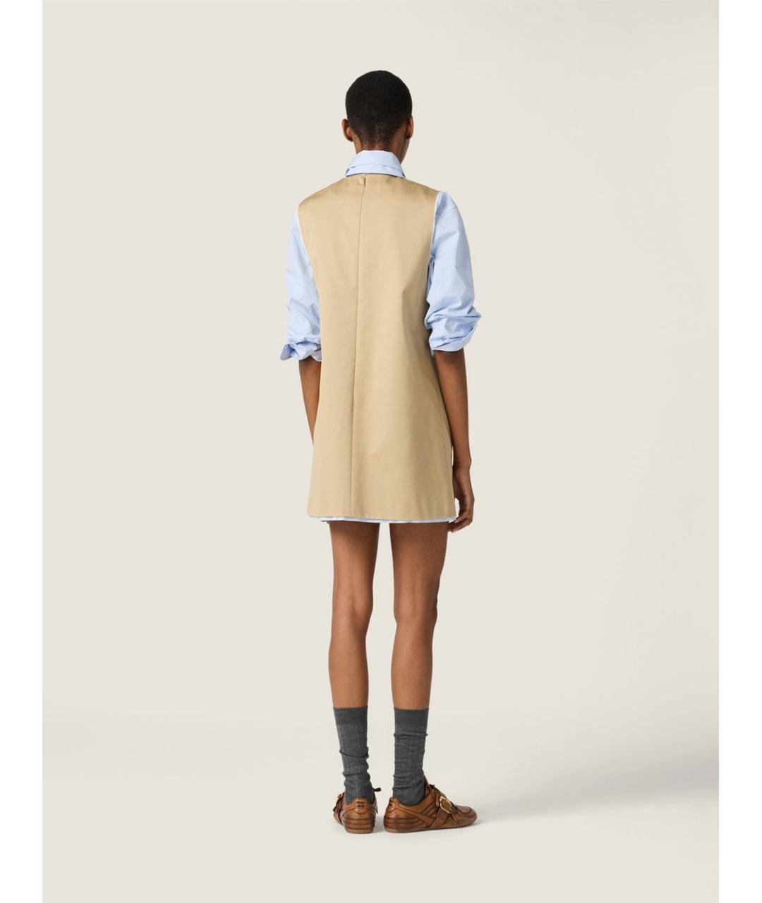 MIU MIU Хлопковое повседневное платье, фото 2