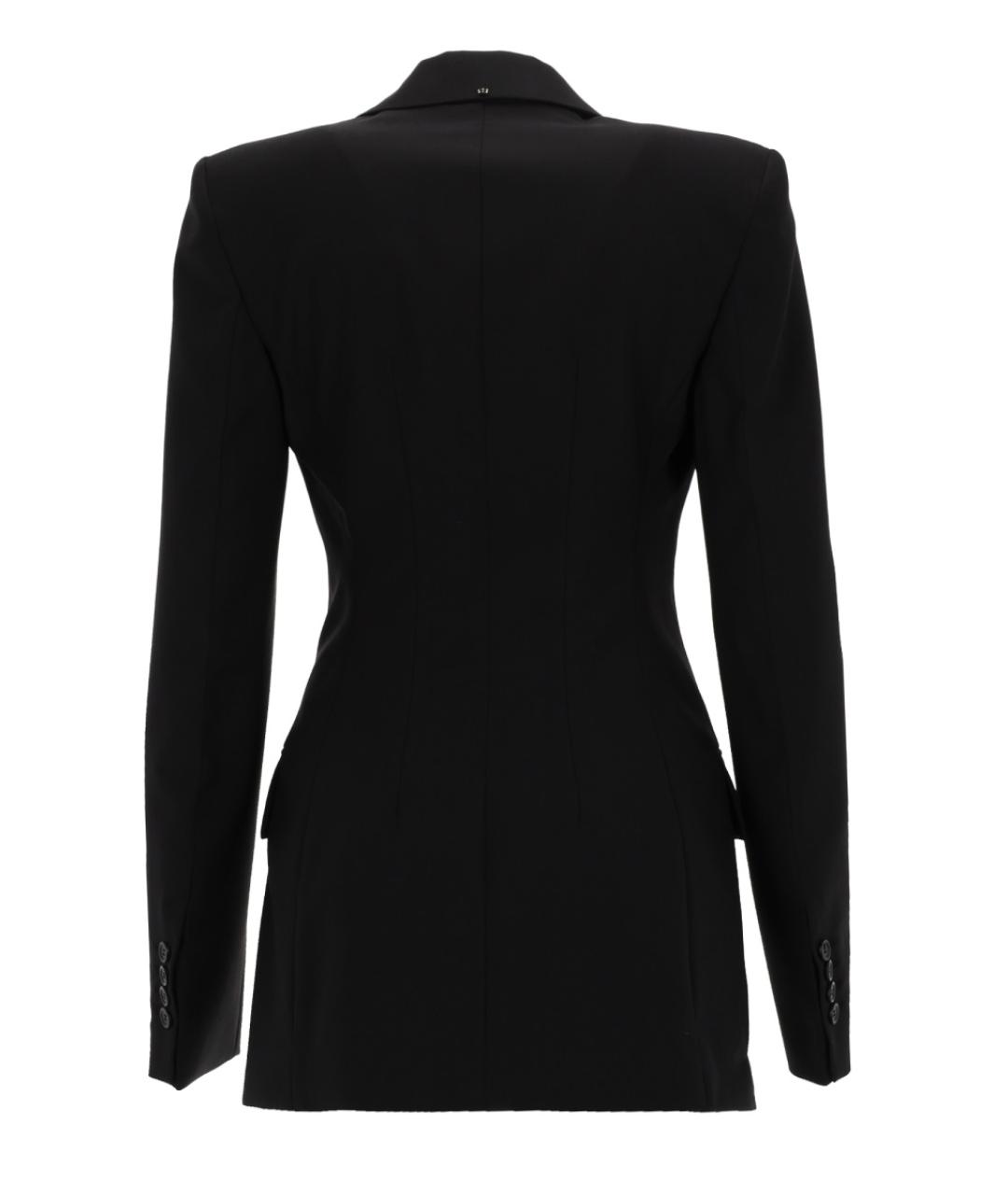 SPORTMAX Черный шерстяной жакет/пиджак, фото 2